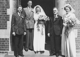 Joan and John White's wedding